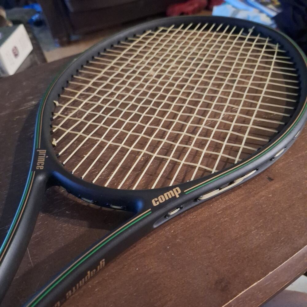 Vintage Original PRINCE GRAPHITE COMP TENNIS RACKET 4 3/8